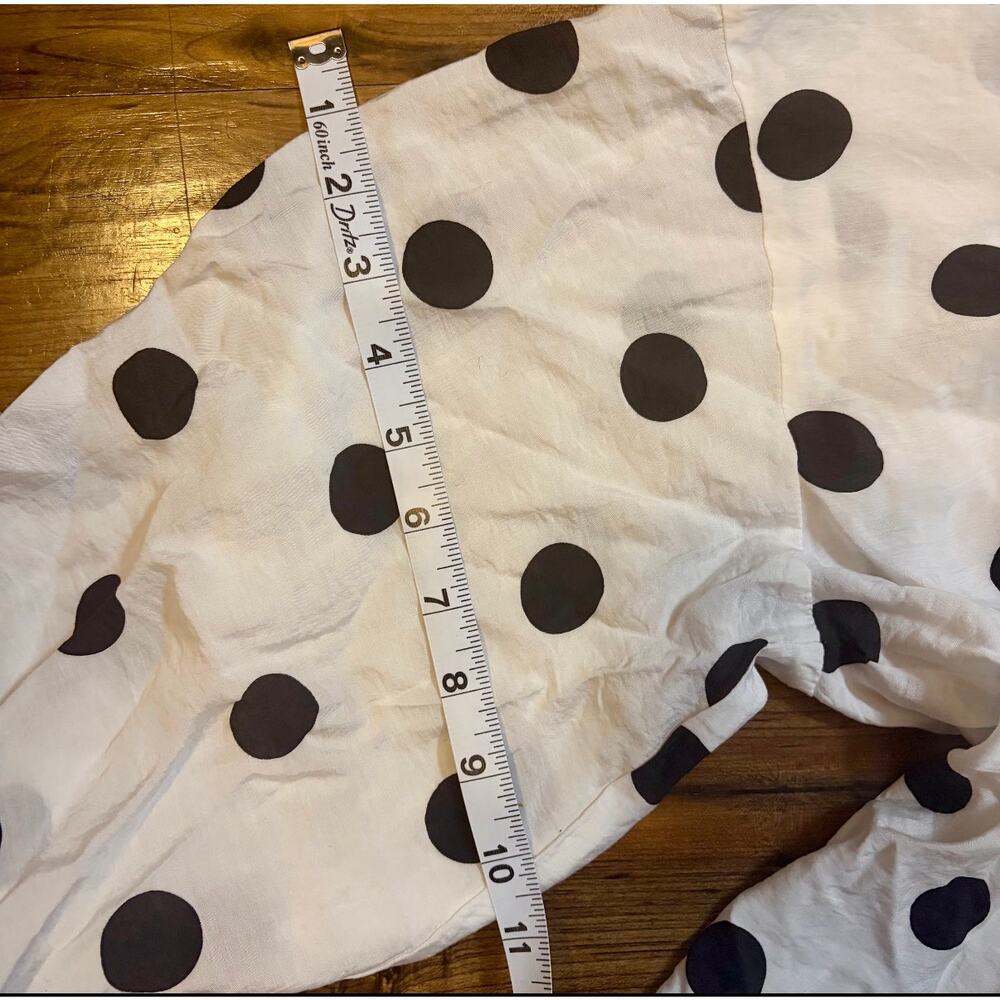 Tie Neck Polka Dot Blouse from H&M - Picture 7 of 10